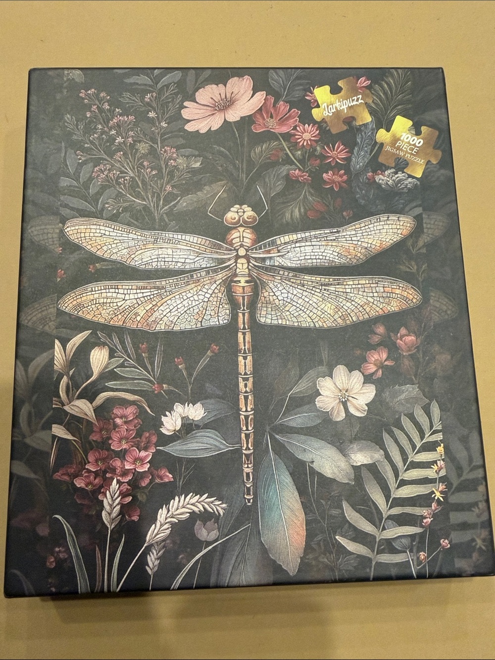 Retro dragonfly puzzle 1000 pieces